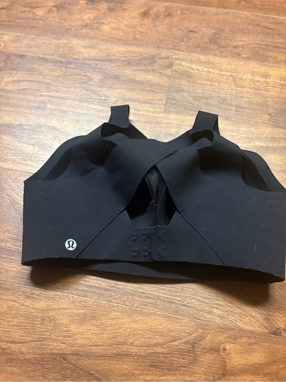 Lululemon Black Enlite Bra Cross Back High Support Size 32D